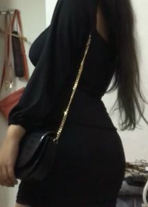 urbanic black bodycon dress