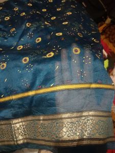 Elegant Blue Saree