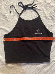 Black Bralette Top Helter Nack