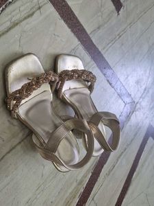 Gold Embellished Flats
