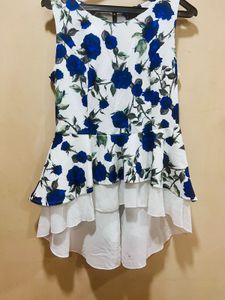 Floral Peplum Top