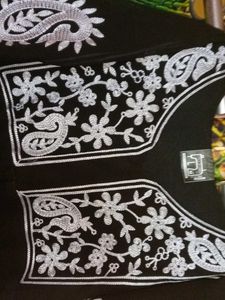 Black Embroidered Dress