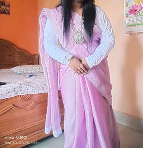Beautiful Magenta saree💜