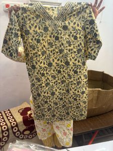 Floral Print Kurta