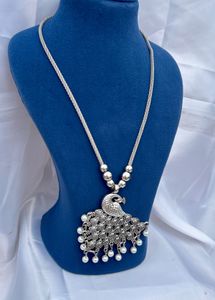 Peacock Long Necklace