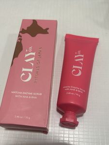 clayco matcha enzyme scrub