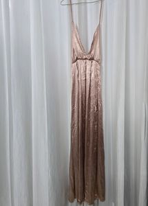 Satin Purple Gown