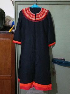 Black Beautiful Combination Kurti😍