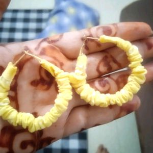 Handmade  Cloth Earrings