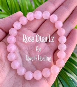 Rose Quartz Beaded Bracelet