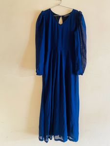 Long Designer Princess Sleeves One Piece