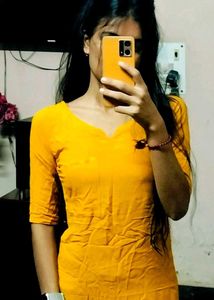 Yellow Kurti Tunic
