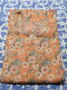 Floral Print Kurta