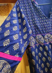 💙 Blue Anarkali  Gown