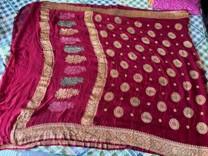 Pure Goergette Khaddi Weave Banarasi