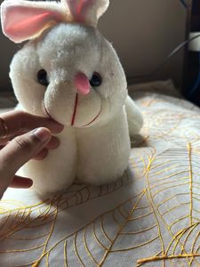 Cute White Bunny Plush Toy