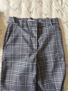 H&amp;M Checks Pocket Wide Leg Trousers