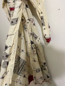 Boho Print Asymmetrical Dress