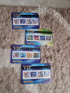 Pokemon Bank VIP Cards Set Of 4 Card