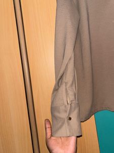 ✨ Cream Satin Elegance – The Shirt💕