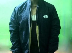 Poly Woolen Jacket With Fur