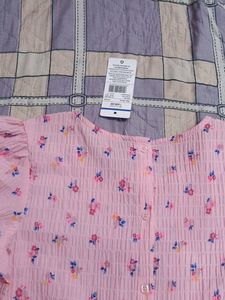 Floral Print Pink Top