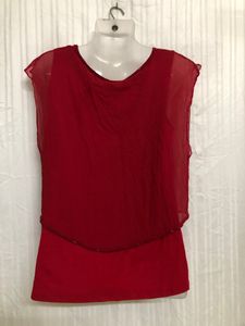 Elie Tahari Red Stylish Top