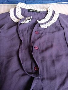Red Evil Mauve 34 Chest Top
