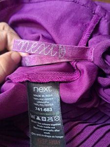 Purple One-Shoulder Dress