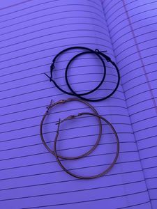 Combo Of Two Hooped Earrings