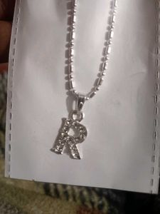 R Initial Necklace (it&#39;s fully untouched)