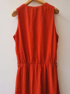 Elegant Rust Maxi Dress