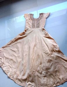 Elegant Embroidered Anarkali Dress
