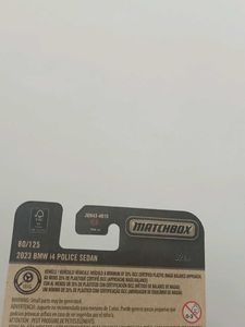 Matchbox 2023 BMW i4 Police Sedan
