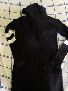 Black Hoodie Dress - Casual Style