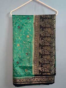 Floral Embroidered Saree