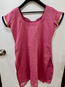 Pink Kurta Size M