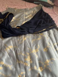 Lehnga/ skirt With Attached Dupatta And Blouse