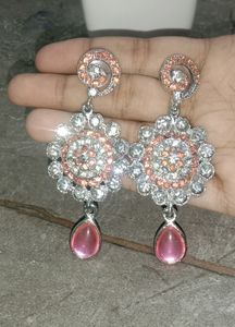 Pink Coral Spiral Neck Set.