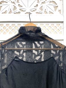 Midnight Sparkled Layered Top A