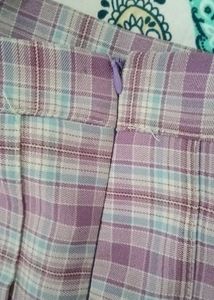 Pastel Plaid Tennis Skirt With Build Shorts