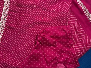 Beautiful pink saree with blouse