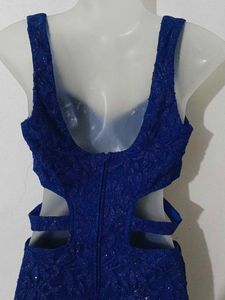 ROYAL BLUE SHIMMERY BODYCON Dress