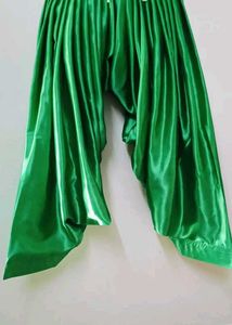 Green Satin Suit Salwar