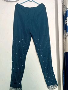 Designer Heavy Stone Work Kurta Pent With Shrug