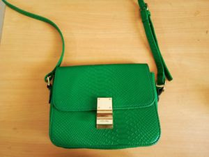 Celine Green Python Medium Classic Sling Bag
