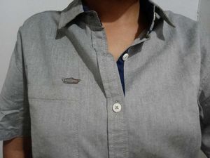 Striped Button-Down Shirt