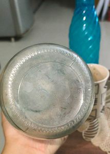 Clear Glass Storage Jar