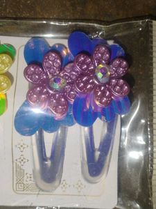 Flower Hair Clips - Set of 4