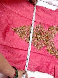 Pink Embroidered Kurta Set
